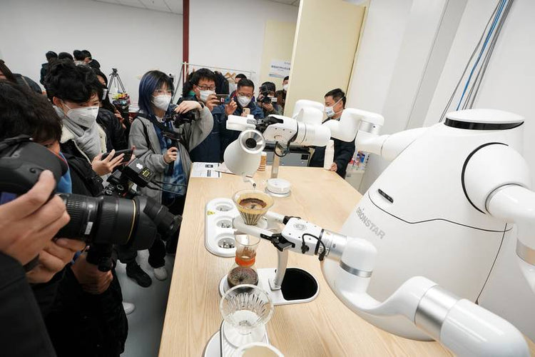 Un robot barista se roba las miradas en los olímpicos de invierno