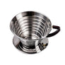 Dripper Kalita 185, acero inoxidable, accesorios de café, Kalita