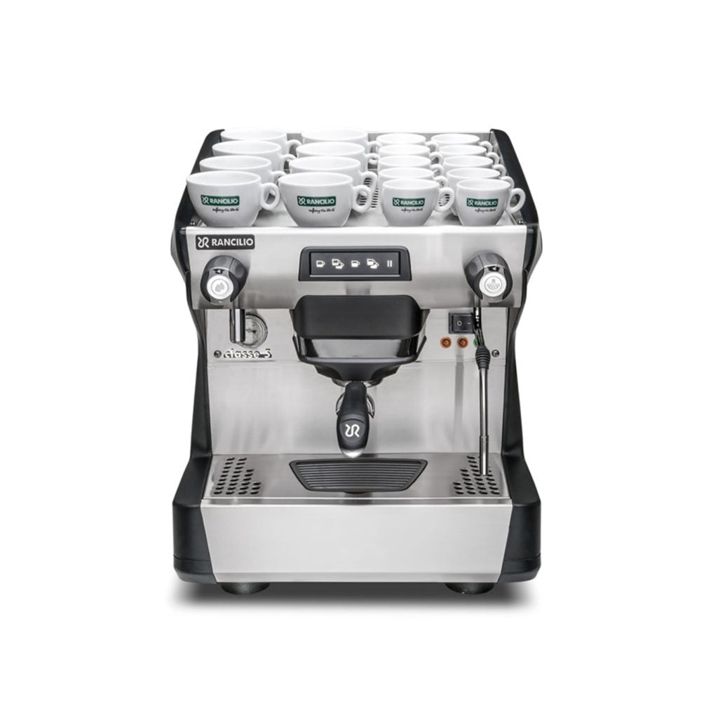 RANCILIOランチリオ CLASSE5model USB TANK 1GR Maquina Rancilio Classe 5 USB 1 grupo Santiago Chile Alta Coffee